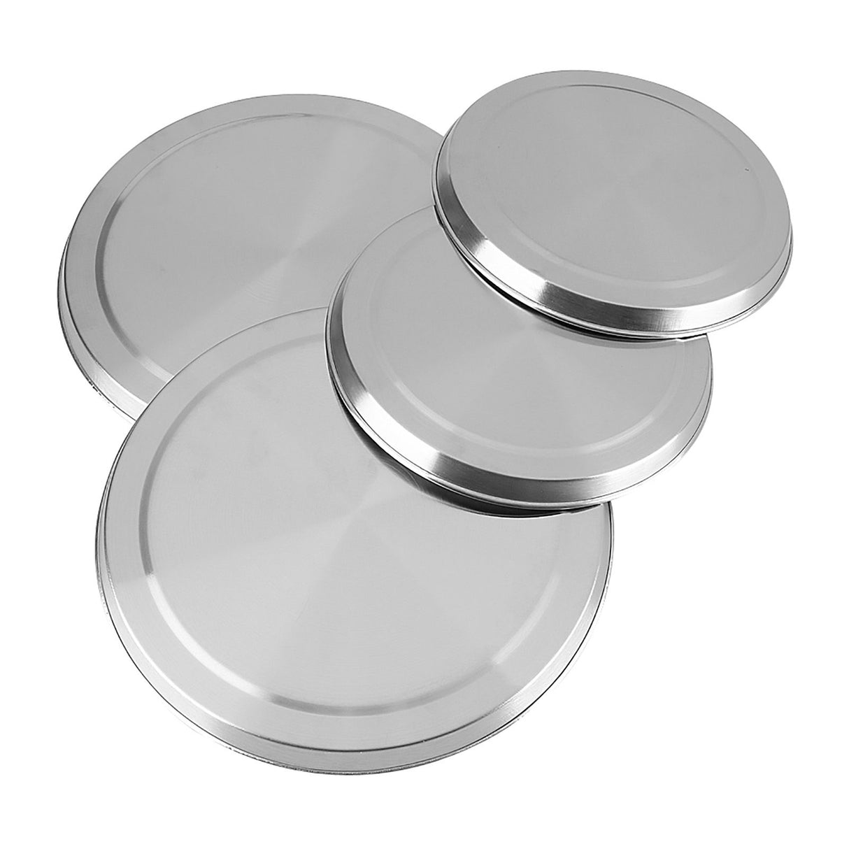 4Pcs/Set Stainless Steel Kitchen Stove Top Burner Covers Cooker Protection