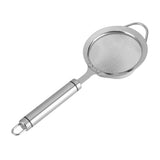 Stainless Steel Fried Food Oil Filter 30# Fine Mesh Strainer Colander Kitchen Gadget - 45-Degree Angle