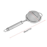 Stainless Steel Fried Food Oil Filter 30# Fine Mesh Strainer Colander Kitchen Gadget