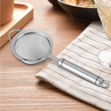 Stainless Steel Fried Food Oil Filter 30# Fine Mesh Strainer Colander Kitchen Gadget