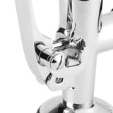 Pull Down Faucet Swivel Sink Tap Pre Rinse Spout Spray Head Kitchen - Rear View