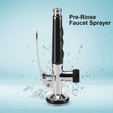 Pull Down Faucet Swivel Sink Tap Pre Rinse Spout Spray Head Kitchen