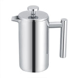 350ML Double Wall Stainless Steel Coffee Maker French Press Tea Pot with Filter