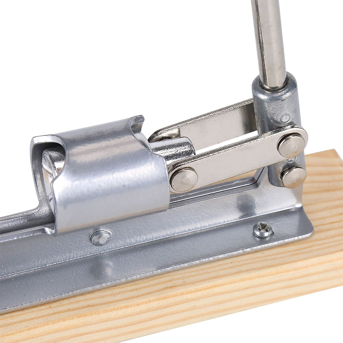 Mechanical Walnut Cracker Nut Opener Kitchen Tools Desktop Wood Base Handle