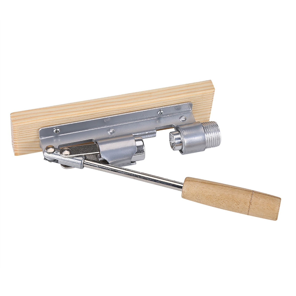 Mechanical Walnut Cracker Nut Opener Kitchen Tools Desktop Wood Base Handle