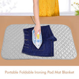 Portable Foldable Ironing Pad Mat Blanket for Table Top and Travelling Useful Accessory