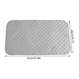 Portable Foldable Ironing Pad Mat Blanket for Table Top and Travelling Useful Accessory