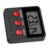 Digital LCD Thermometer Hygrometer Temp Humidity Monitor Meter for Egg Incubator Pet Keeping - Top-Down View