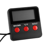 Digital LCD Thermometer Hygrometer Temp Humidity Monitor Meter for Egg Incubator Pet Keeping