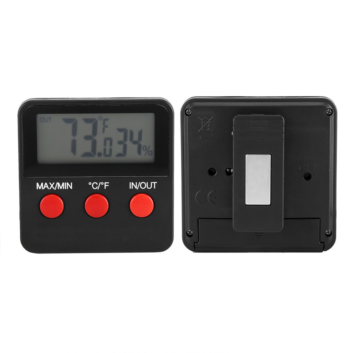 Digital LCD Thermometer Hygrometer Temp Humidity Monitor Meter for Egg Incubator Pet Keeping