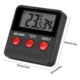 Digital LCD Thermometer Hygrometer Temp Humidity Monitor Meter for Egg Incubator Pet Keeping - Extra Image