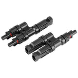 1Pair Solar Panel Y Branch PV Connectors Male Female Adapter Cable