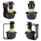 3 PCS Professional Men Shaving Brush Stand Holder Bowl Set - Extra Image