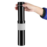 350ml Portable Coffee Press Bottle Tea Coffee Maker Drinking Water Cup for Travelling Black - Extra Image