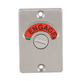 Indicator Privacy Bolt Door Lock Vacant Engaged Screws Bathroom Toilet
