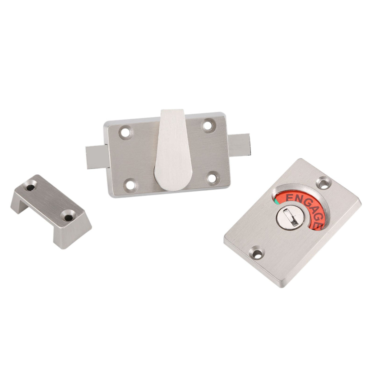 Indicator Privacy Bolt Door Lock Vacant Engaged Screws Bathroom Toilet