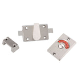 Indicator Privacy Bolt Door Lock Vacant Engaged Screws Bathroom Toilet - Rear View