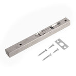 Home Gate Door Security Guard 304 Stainless Steel Flush Latch Bolt Slide Lock 8inch