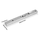 Home Gate Door Security Guard 304 Stainless Steel Flush Latch Bolt Slide Lock 8inch