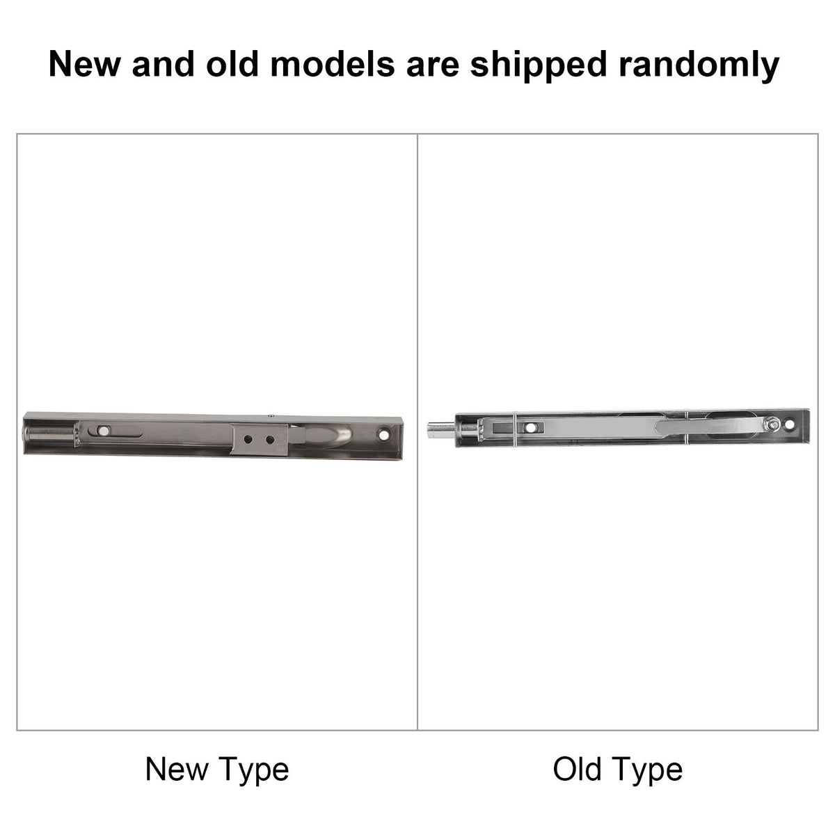 Home Gate Door Security Guard 304 Stainless Steel Flush Latch Bolt Slide Lock 8inch