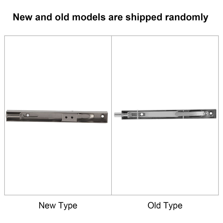 Home Gate Door Security Guard 304 Stainless Steel Flush Latch Bolt Slide Lock 8inch