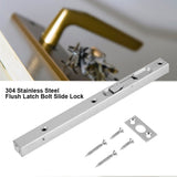 Home Gate Door Security Guard 304 Stainless Steel Flush Latch Bolt - Extra Image
