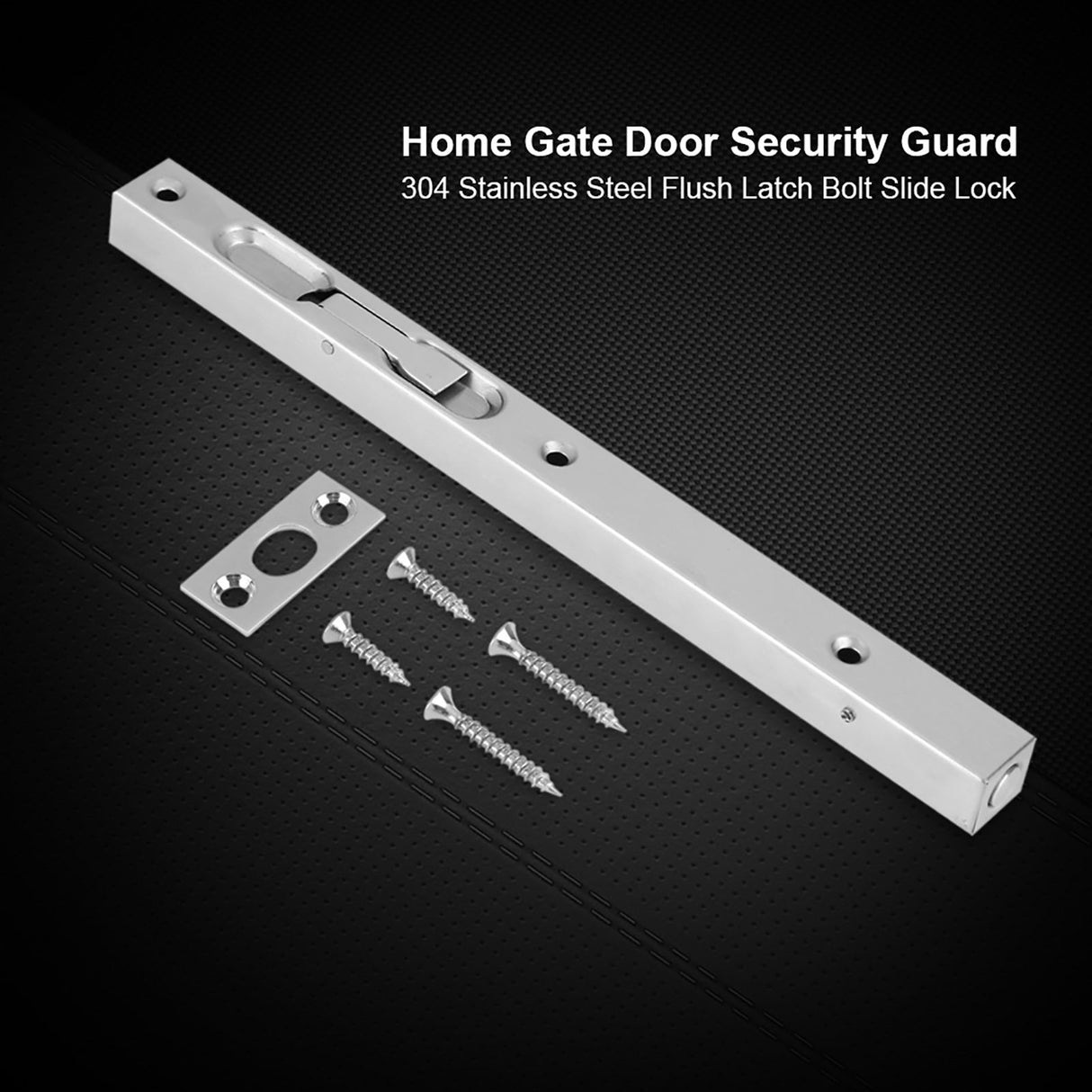 Home Gate Door Security Guard 304 Stainless Steel Flush Latch Bolt