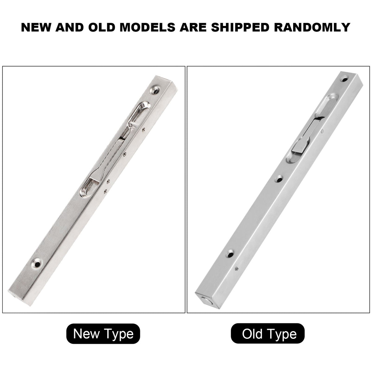 Home Gate Door Security Guard 304 Stainless Steel Flush Latch Bolt