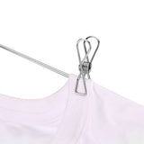 20pcs Stainless Steel Clothes Pegs Household Socks Underwear Drying Rack Clip Holder - Extra Image