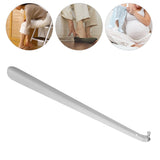 Professional Stainless Steel Shiny Silver Metal Shoe Horn Shoehorn for Seniors elderly