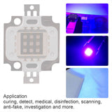 395-400Nm UV Purple LED Integrated Chips COB Ultraviolet Light Lamp Beads 10W