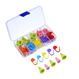 36 PCS Knitting Needles, Single Point Carbonized Knitting Needles Point Protectors DIY Handmade