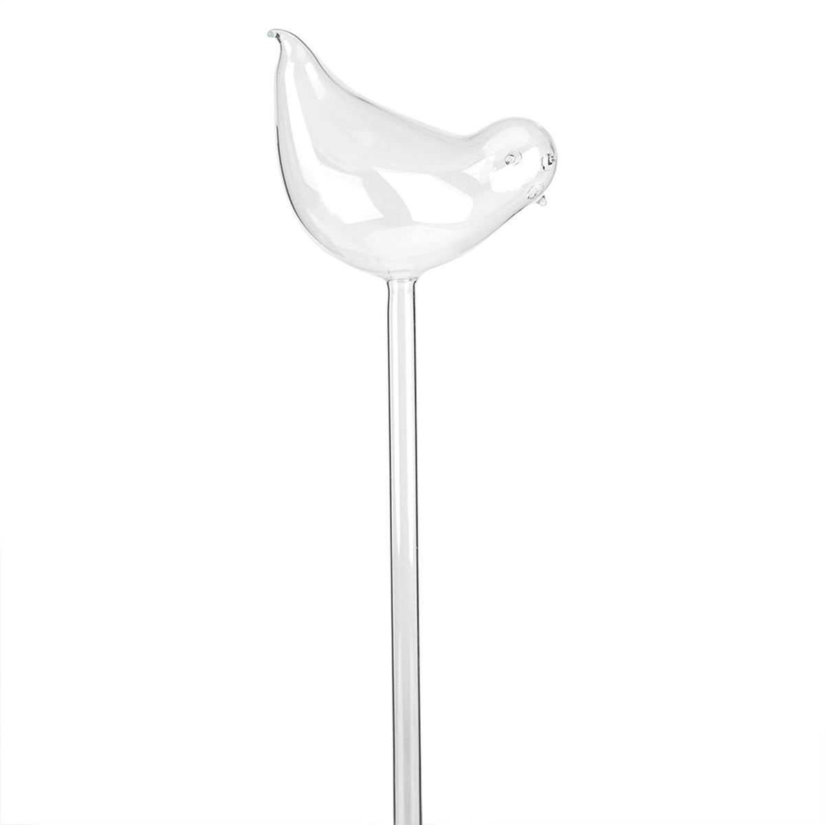 House Plants Flowers Automatic Self Watering Devices Clear Glass Water Feeder Bird Shape