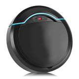 USB Rechargeable Automatic Smart Robot Vacuum Floor Cleaner Household Sweeping Machine Black - Side View
