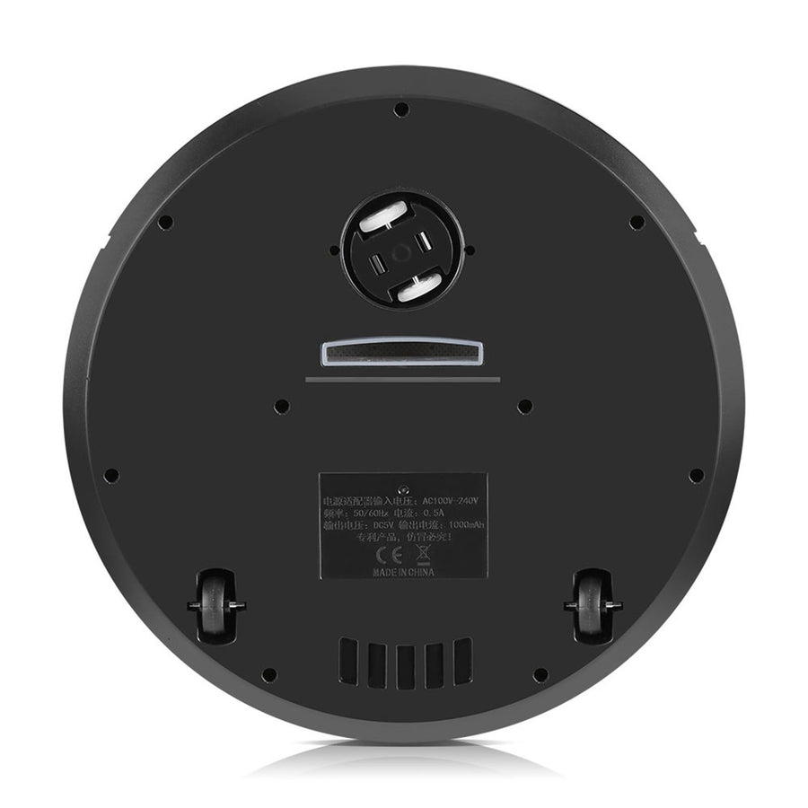 USB Rechargeable Automatic Smart Robot Vacuum Floor Cleaner Household Sweeping Machine Black