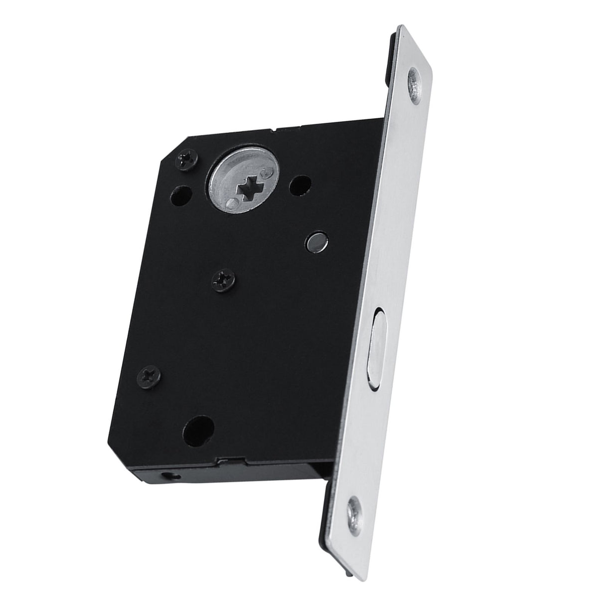 Sliding Door Lock Handle Anti theft with Keys for Barn Wood Furniture Hardware Silver