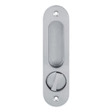 Sliding Door Lock Handle Anti theft with Keys for Barn Wood Furniture Hardware Silver - Extra Image