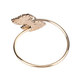 12Pcs Rhinestone Napkin Ring Set Handmade Buckle Holder Wedding Dinner Decoration - Side View