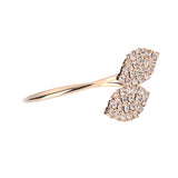 12Pcs Rhinestone Napkin Ring Set Handmade Buckle Holder Wedding Dinner Decoration - 45-Degree Angle