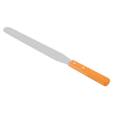 Stainless Steel Wood Straight Spatula Cake Icing Decorating Smooth Tool for Baking Pastry
