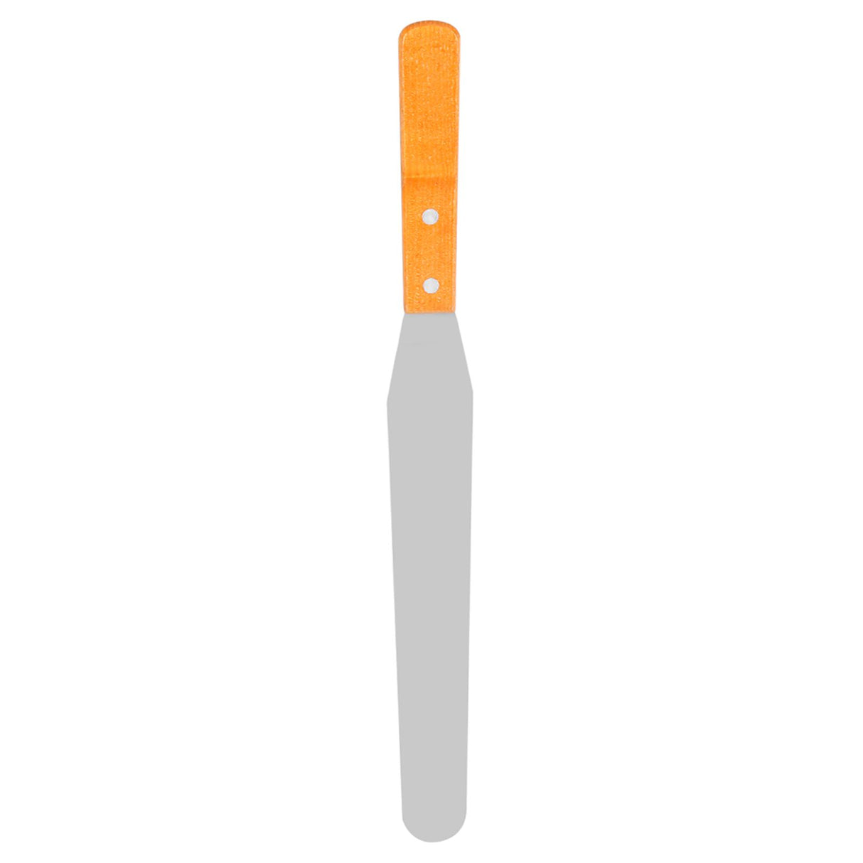 Stainless Steel Wood Straight Spatula Cake Icing Decorating Smooth Tool for Baking Pastry