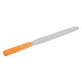 Stainless Steel Wood Straight Spatula Cake Icing Decorating Smooth Tool for Baking Pastry - 45-Degree Angle