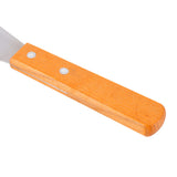 Stainless Steel Wood Straight Spatula Cake Icing Decorating Smooth Tool for Baking Pastry - Rear View