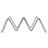 Wave Shape Stainless Steel Mexican Taco Holder Display Stand Shell Rack 2-3 Slot