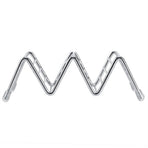 Wave Shape Stainless Steel Mexican Taco Holder Display Stand Shell Rack 2-3 Slot