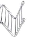 Wave Shape Stainless Steel Mexican Taco Holder Display Stand Shell Rack 2-3 Slot