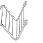 Wave Shape Stainless Steel Mexican Taco Holder Display Stand Shell Rack 2-3 Slot