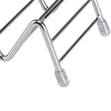 Wave Shape Stainless Steel Mexican Taco Holder Display Stand Shell Rack 4-5 Slot