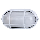 Oval Explosion Proof Vaporproof Sauna Steam Room Light Lampshade Guard - Top-Down View