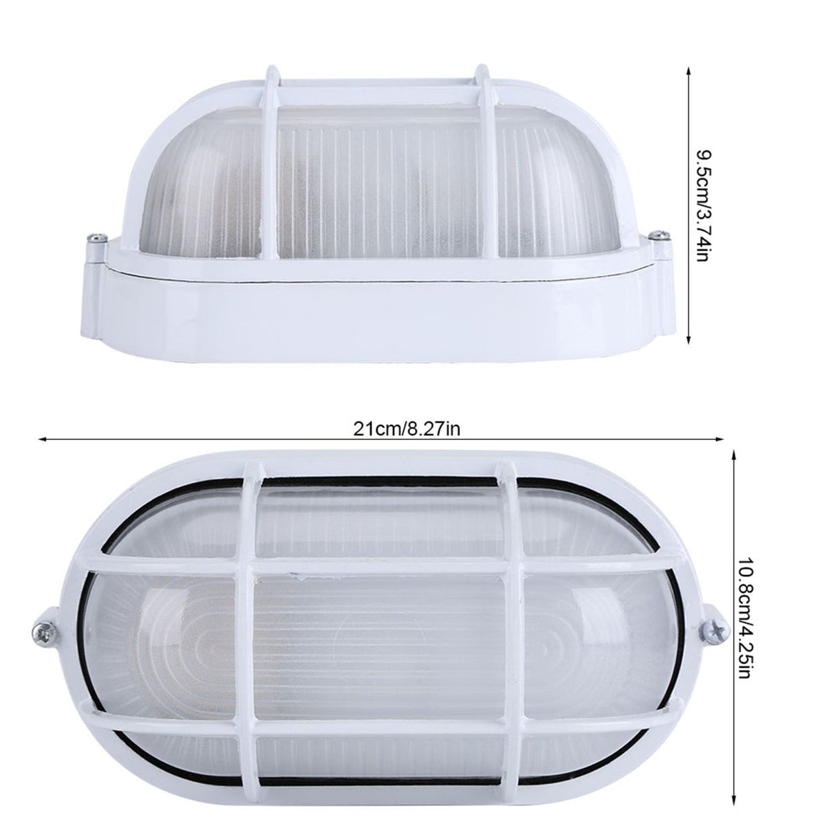 Oval Explosion Proof Vaporproof Sauna Steam Room Light Lampshade Guard